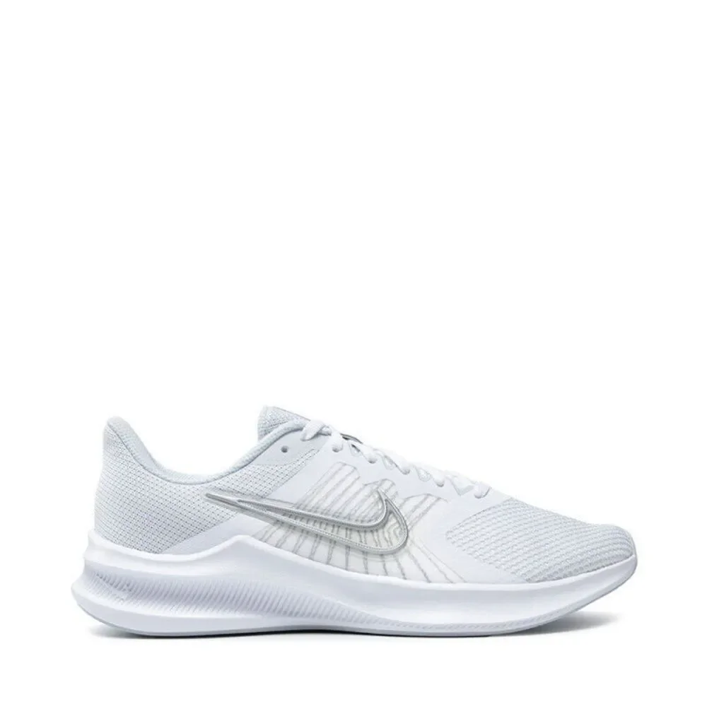Nike Downshifter 11 CW3413-100 Women's White/Silver Running Sneaker Shoes WH117 - Picture 15 of 15